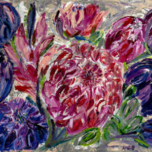 Les Fleurs - Original Acrylic Painting